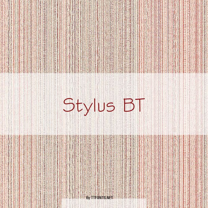 Stylus BT example
